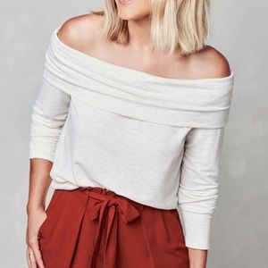 Lauren Conrad Off The Shoulder Sweater